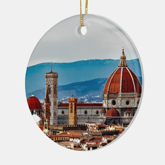 Stedelijke stad Florence, Italië Keramisch Ornament (Links)