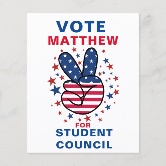 Stedelijke stem voor klasse President: VICTORY-tek Flyer (Achterkant)