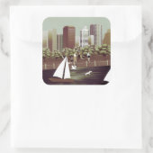 Stedelijke sticker van het landschapsplein (Tas)