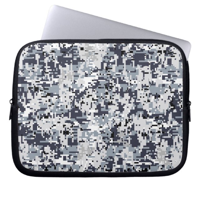 Stedelijke stijl digitale camouflage decoratie laptop sleeve (Voorkant)