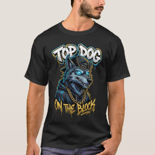 Stedelijke stijl graffiti wolf top hond straat kun