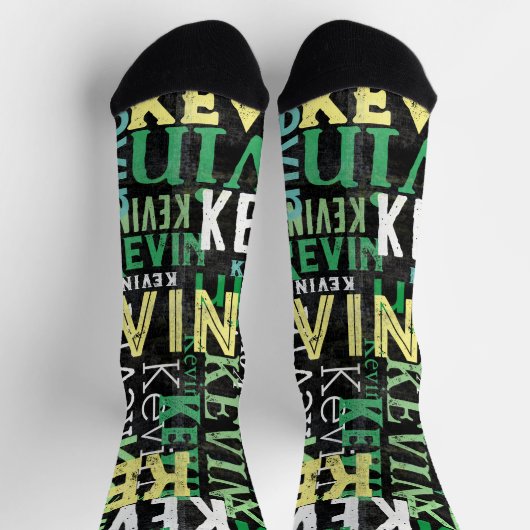 Stedelijke stijl typografie verontruste moderne le sokken (Top)