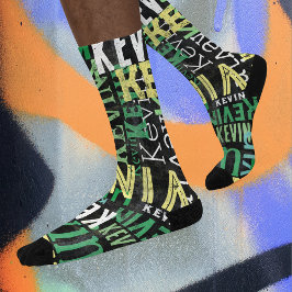 Stedelijke stijl typografie verontruste moderne le sokken