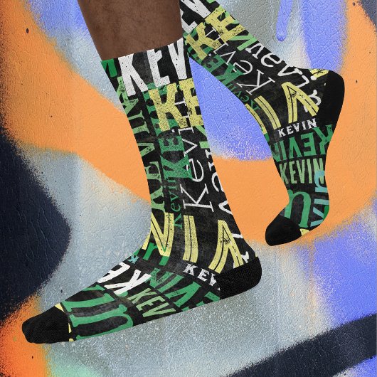 Stedelijke stijl typografie verontruste moderne le sokken