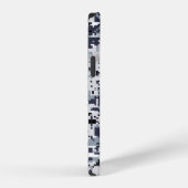Stedelijke stijl zilveren digitale camouflage deco iPhone hoesje (Rechterkant)