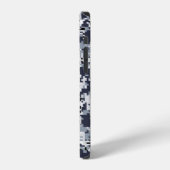Stedelijke stijl zilveren digitale camouflage deco iPhone hoesje (Linkerkant)