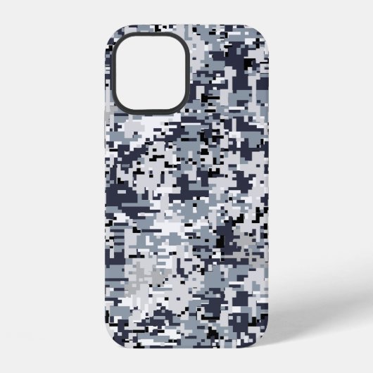 Stedelijke stijl zilveren digitale camouflage deco iPhone hoesje (Achterkant)
