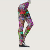 Stedelijke Straatkunst Graffiti Leggings (Rechts)