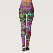 Stedelijke Straatkunst Graffiti Leggings (Achterkant)