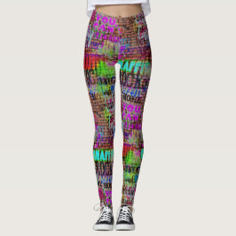 Stedelijke Straatkunst Graffiti Leggings