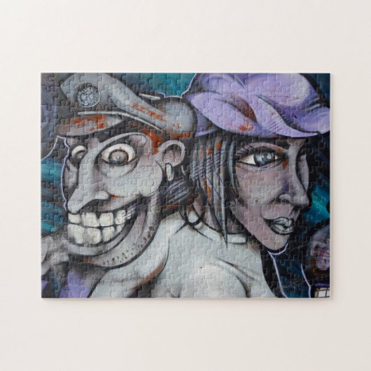 Stedelijke Straatkunst Madrid. Legpuzzel (Horizontaal)