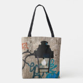Stedelijke Straatlantaarn Tote Bag (Achterkant)