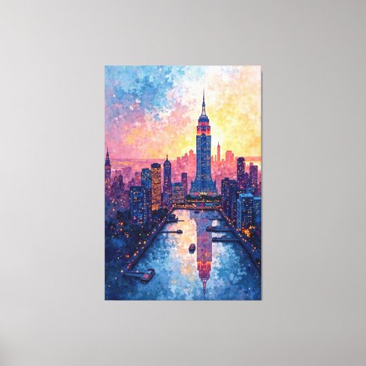 stedelijke straling canvas afdruk (Voorkant)
