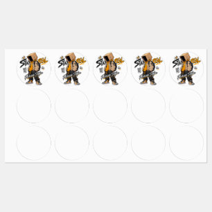 Stedelijke Streetwear Mode Karakter – Cool Graffit Labels