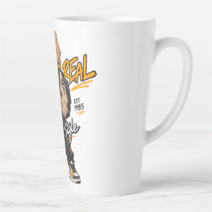 Stedelijke Streetwear Mode Karakter – Koel Graffit Latte Mok