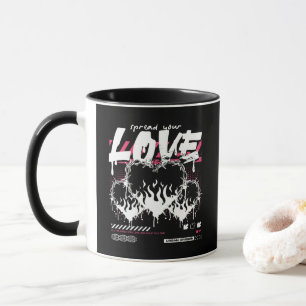 Stedelijke Streetwear Verspreid Je Liefde Mok