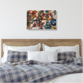 Stedelijke Tekens Canvas Afdruk (Insitu (Slaapkamer))