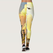 stedelijke terugkeer van de natuur leggings (Achterkant)