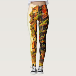 stedelijke terugkeer van de natuur leggings