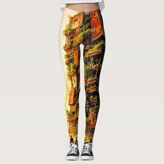 stedelijke terugkeer van de natuur leggings (Voorkant)