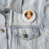 Stedelijke Tiener Ronde Button 5,7 Cm (In situ)