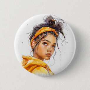 Stedelijke Tiener Ronde Button 5,7 Cm