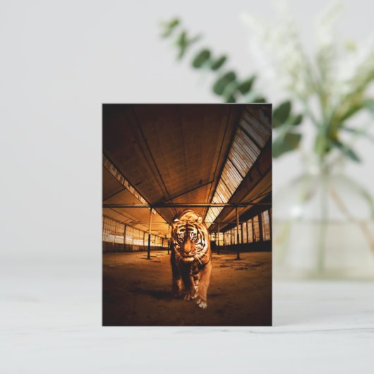 Stedelijke tijger briefkaart (Staand voorkant)