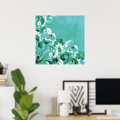 Stedelijke Tuin Poster Print (Thuiskantoor)