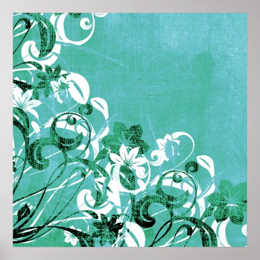 Stedelijke Tuin Poster Print (Voorkant)
