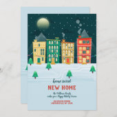 Stedelijke verhuis aankondiging voor vakantieperio (Voorkant / Achterkant)