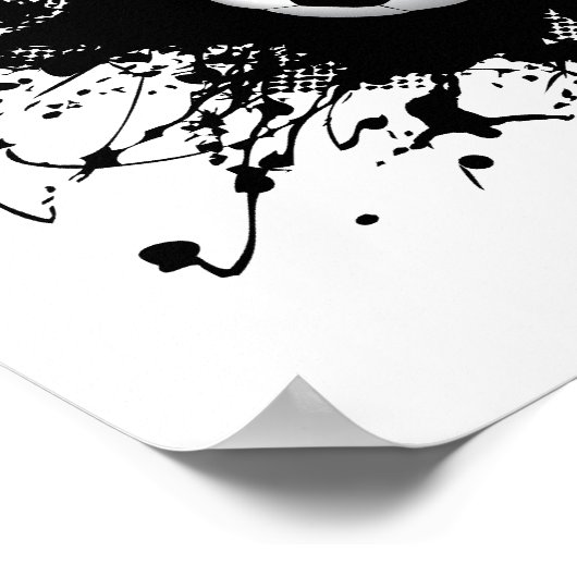 Stedelijke voetbalstijl poster (Hoek)