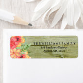 Stedelijke Waterverf van hout in het land Botanisc Etiket (Insitu)