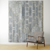 Stedelijke witte bakstenen muur fotografie studio  wandkleed (In situ)