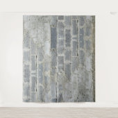 Stedelijke witte bakstenen muur fotografie studio  wandkleed (Voorkant)