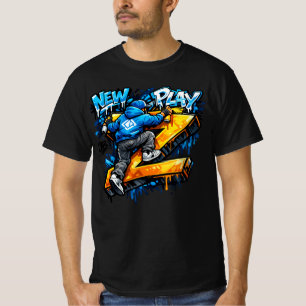 Stedelijke Z Graffiti Klimmer Straat T-shirt