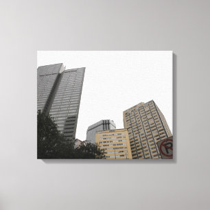 steden canvas afdruk