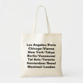 Steden Canvas tas (Voorkant)