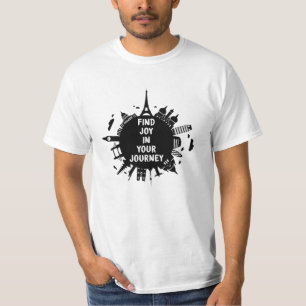 Steden City Cityscape Skyline Funny Gift Idee T-shirt