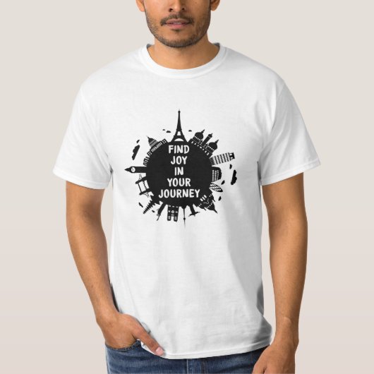 Steden City Cityscape Skyline Funny Gift Idee T-shirt (Voorkant)