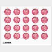Steden in Arizona Ronde Sticker (Vel)