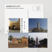 Steden in Marokko Briefkaart (Voorkant / Achterkant)