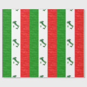 Steden, kaart en vlag van Italië Cadeaupapier (Vlak)