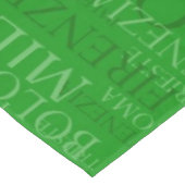 Steden, kaart en vlag van Italië Tafelkleed (Gekanteld)