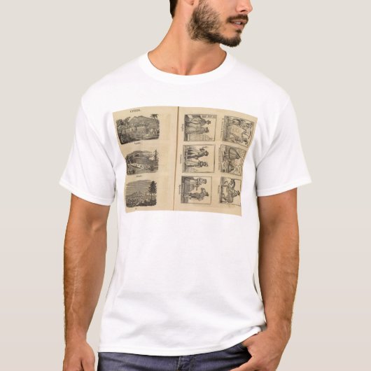 Steden, kostuums t-shirt (Voorkant)