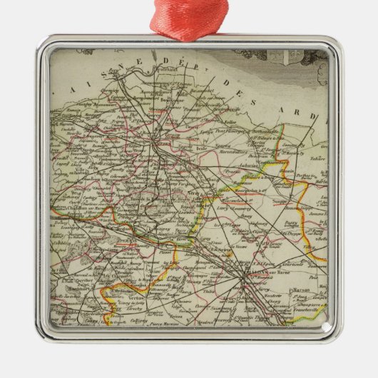 Steden Metalen Ornament (Voorkant)