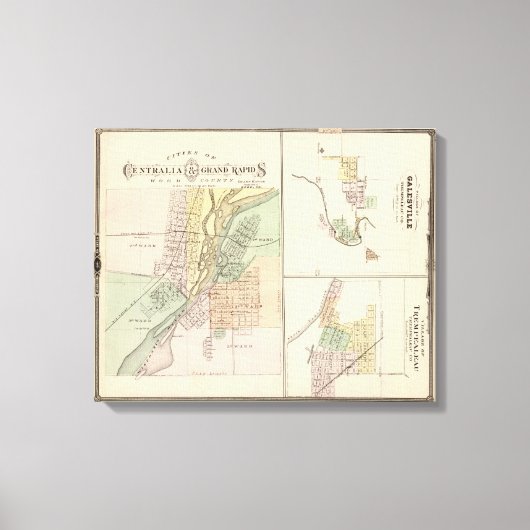 Steden van Centralia en grote verkrachters Canvas Afdruk (Voorkant)