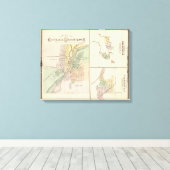 Steden van Centralia en grote verkrachters Canvas Afdruk (Insitu (Houten vloer))