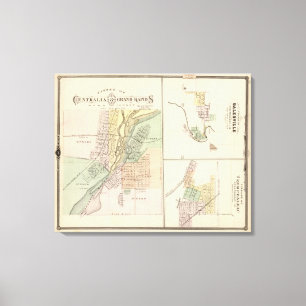 Steden van Centralia en grote verkrachters Canvas Afdruk