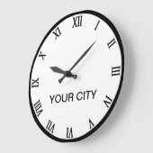 Steden van de Sjabloon van de wereldklok Grote Klok (Hoek)