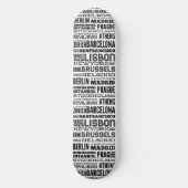 Steden van de wereld persoonlijk skateboard (Voorkant)
